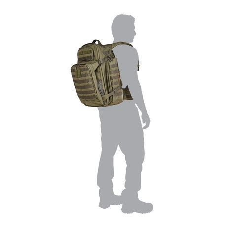 Sac à dos 5.11 Tactical RUSH 72 2.0 55 L en nylon 1050D avec arceau aluminium
