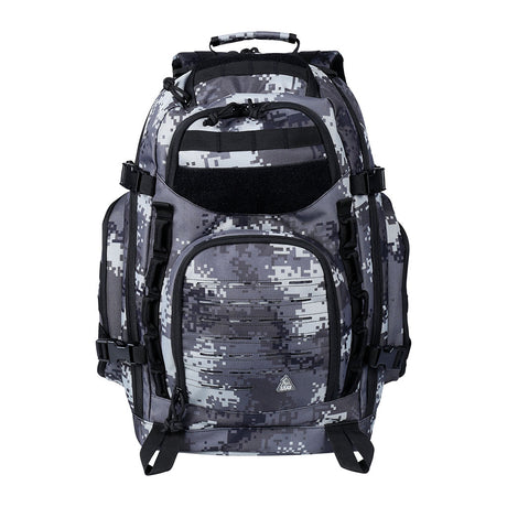 Sac à dos Ares Trek 60L en polyester 600D enduit PVC, dos ventilé et porte-piolets