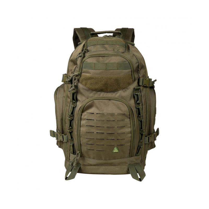 Sac à dos Ares Trek 60L en polyester 600D enduit PVC, dos ventilé et porte-piolets