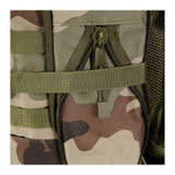 Sac à dos Ares modulable 45/60L à soufflet, dos rigide et système MOLLE, environ 2 kg