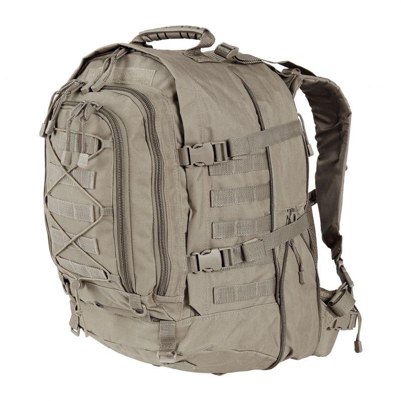 Sac à dos Ares modulable 45/60L à soufflet, dos rigide et système MOLLE, environ 2 kg