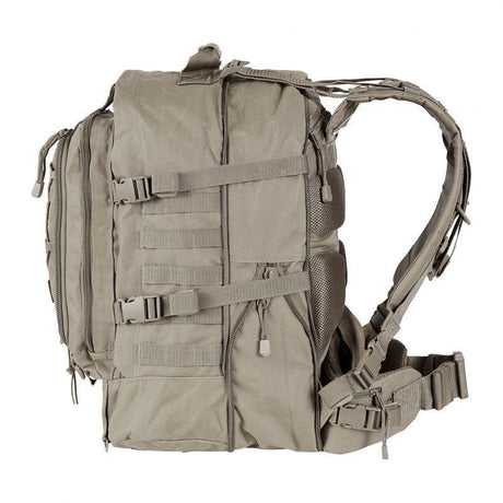 Sac à dos Ares modulable 45/60L à soufflet, dos rigide et système MOLLE, environ 2 kg