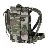 Sac à dos Ares modulable 45/60L à soufflet, dos rigide et système MOLLE, environ 2 kg