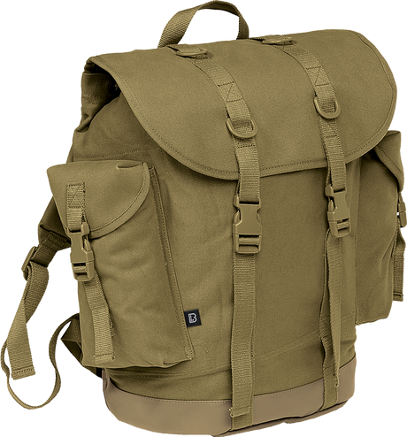 Sac à dos Brandit BW Hunting 40 L toile de coton fond enduit 50 x 45 x 21 cm