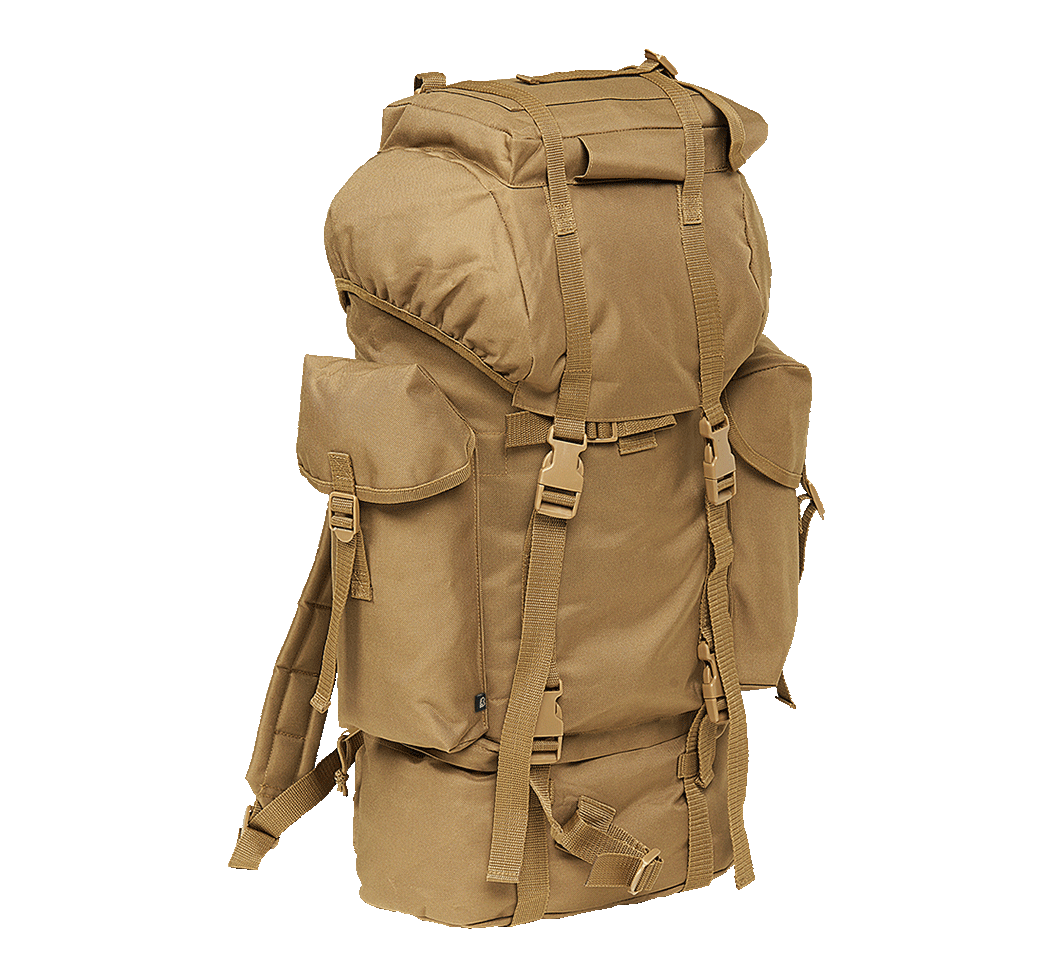 Sac à dos Brandit Combat 65 L polyester 600D compartiment bas pour chaussures