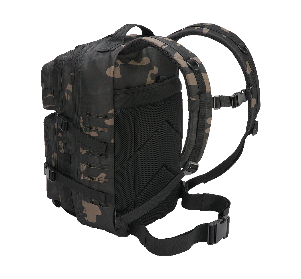 Sac à dos Brandit US Cooper Lasercut Large 40 L fixations découpées au laser