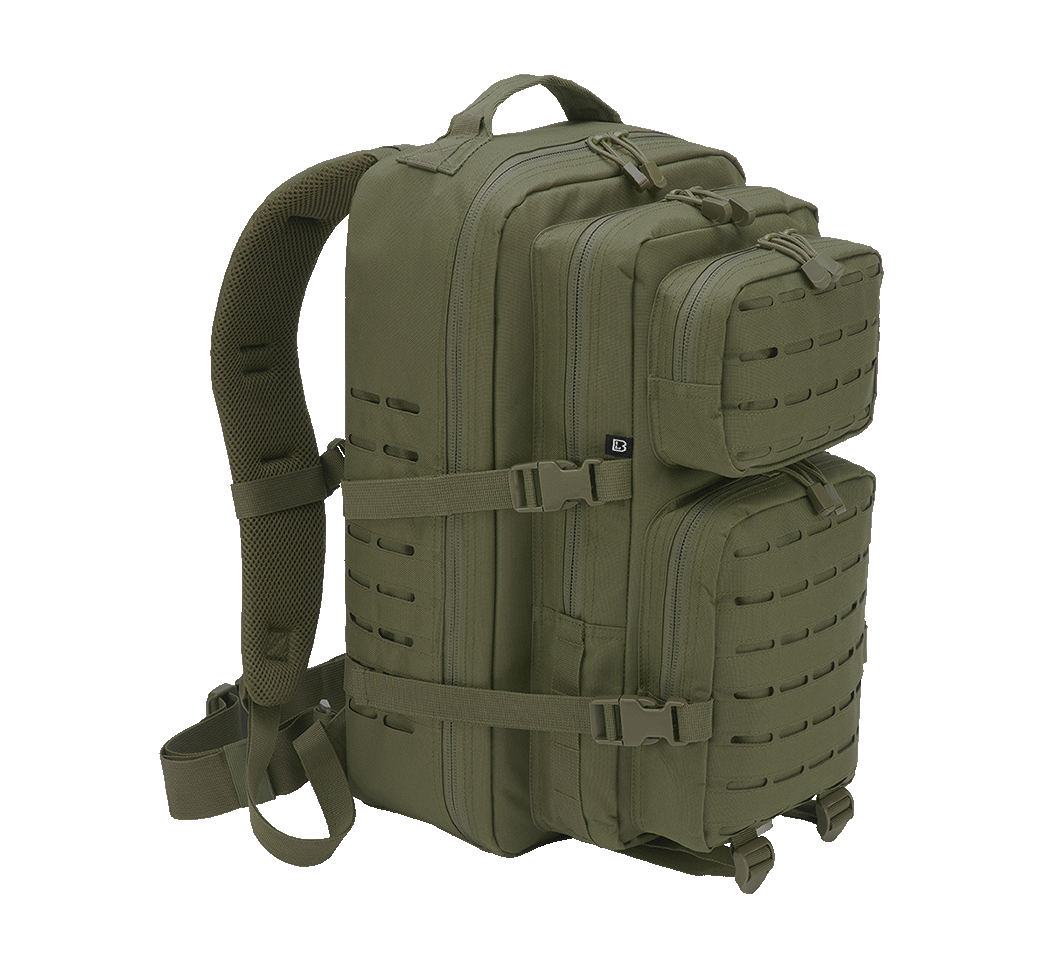 Sac à dos Brandit US Cooper Lasercut Large 40 L fixations découpées au laser
