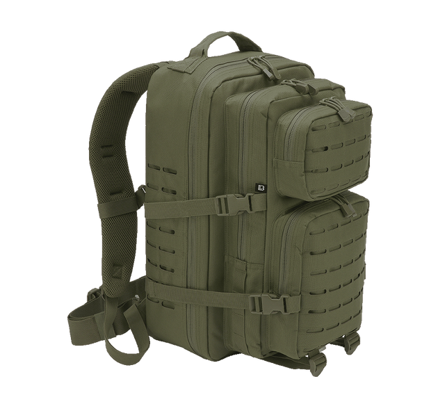 Sac à dos Brandit US Cooper Lasercut Large 40 L fixations découpées au laser
