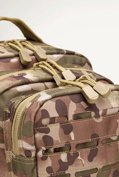 Sac à dos Brandit US Cooper Lasercut Medium 25 L fixations découpées au laser