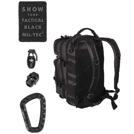 Sac à dos Mil-Tec US Assault Black 20L