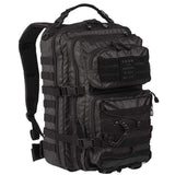 Sac à dos Mil-Tec US Assault Black 36L, MOLLE, poche à eau – Welkit