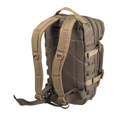 Sac à dos Mil-Tec US Assault Small 20L version bicolore polyester enduit PVC MOLLE 42 × 20 × 25 cm
