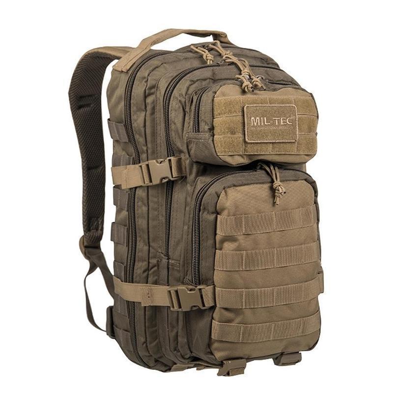 Sac à dos Mil-Tec US Assault Small 20L version bicolore polyester enduit PVC MOLLE 42 × 20 × 25 cm