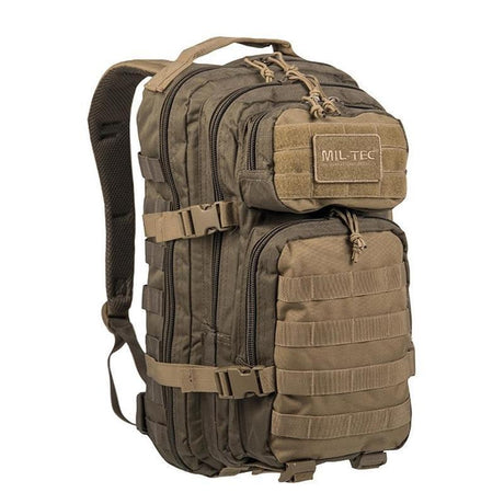 Sac à dos Mil-Tec US Assault Small 20L version bicolore polyester enduit PVC MOLLE 42 × 20 × 25 cm