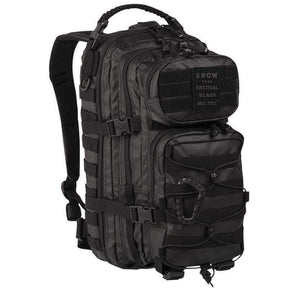Sac à dos d'assaut Mil-Tec US 20 litres polyester enduit polyuréthane étanche avec poignée paracord et mousqueton ABS