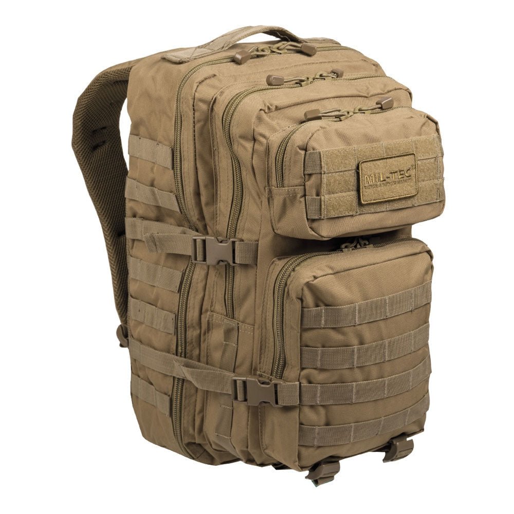 Sac à dos d'assaut Mil-Tec US 36 litres polyester 600D MOLLE classique avec compartiment hydratation