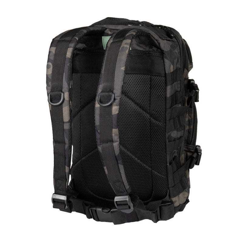Sac à dos d'assaut Mil-Tec US 36 litres polyester 600D enduit PVC compartiment hydratation et MOLLE classique