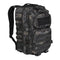 Sac à dos d'assaut Mil-Tec US 36 litres polyester 600D enduit PVC compartiment hydratation et MOLLE classique