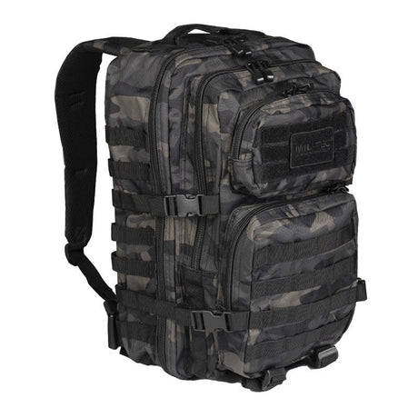 Sac à dos d'assaut Mil-Tec US 36 litres polyester 600D enduit PVC compartiment hydratation et MOLLE classique