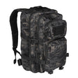 Sac à dos d'assaut Mil-Tec US 36 litres polyester PVC avec système Laser Cut frontal et compartiment hydratation