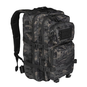 Sac à dos d'assaut Mil-Tec US 36 litres polyester PVC avec système Laser Cut frontal et compartiment hydratation