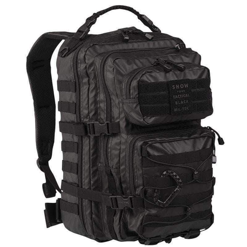 Sac à dos d'assaut Mil-Tec US Large 36 litres polyester 600D enduit polyuréthane étanche avec poignée paracord