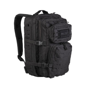 Sac à dos d'assaut Mil-Tec US Large 36 litres polyester PVC avec système Laser Cut frontal et compartiment hydratation