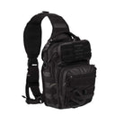 Sac à dos d'assaut mono-bretelle Mil-Tec 10 litres polyester enduit polyuréthane avec mousqueton ABS et patch amovible