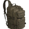Sac à dos d'assaut mono-bretelle Mil-Tec 25 litres polyester enduit polyuréthane avec poignée paracord et mousqueton ABS