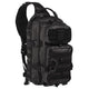 Sac à dos d'assaut mono-bretelle Mil-Tec 25 litres polyester enduit polyuréthane avec poignée paracord et mousqueton ABS