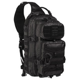Sac à dos d'assaut mono-bretelle Mil-Tec 25 litres polyester enduit polyuréthane avec poignée paracord et mousqueton ABS