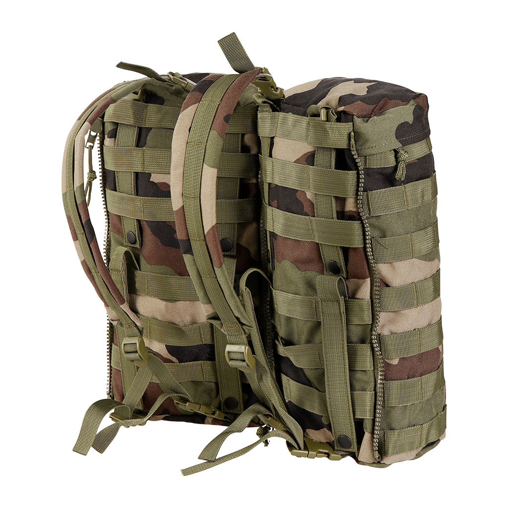 Sac à dos de combat Ares 100 L couvre-sac intégré et poches latérales amovibles MOLLE
