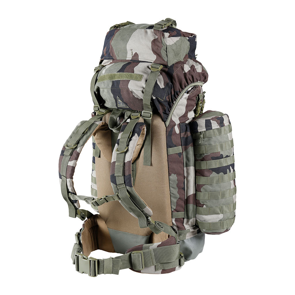 Sac à dos de combat Ares 100 L couvre-sac intégré et poches latérales amovibles MOLLE