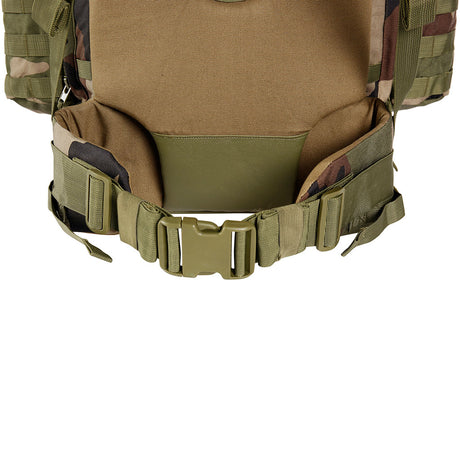 Sac à dos de combat Ares 100 L couvre-sac intégré et poches latérales amovibles MOLLE