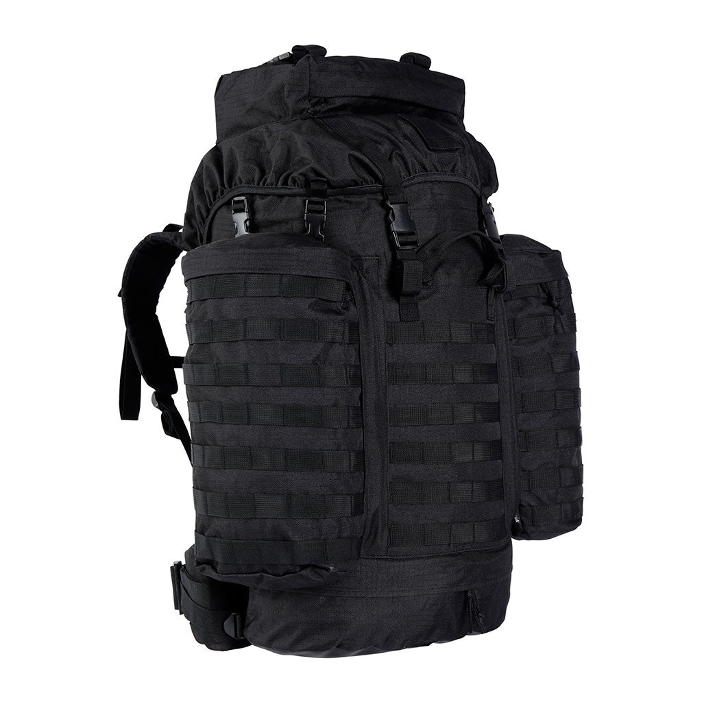 Sac à dos de combat Ares 100 L couvre-sac intégré et poches latérales amovibles MOLLE