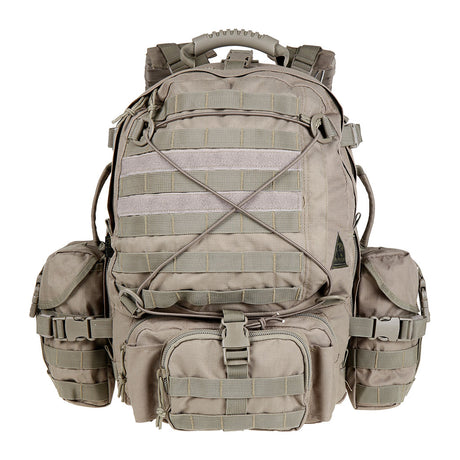 Sac à dos de combat Ares Cougar 45 L ceinture ventrale amovible et bandes MOLLE