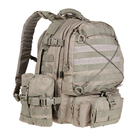 Sac à dos de combat Ares Cougar 45 L ceinture ventrale amovible et bandes MOLLE