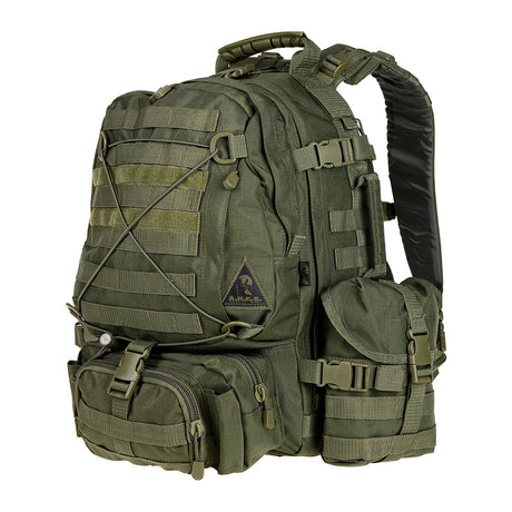 Sac à dos de combat Ares Cougar 45 L ceinture ventrale amovible et bandes MOLLE