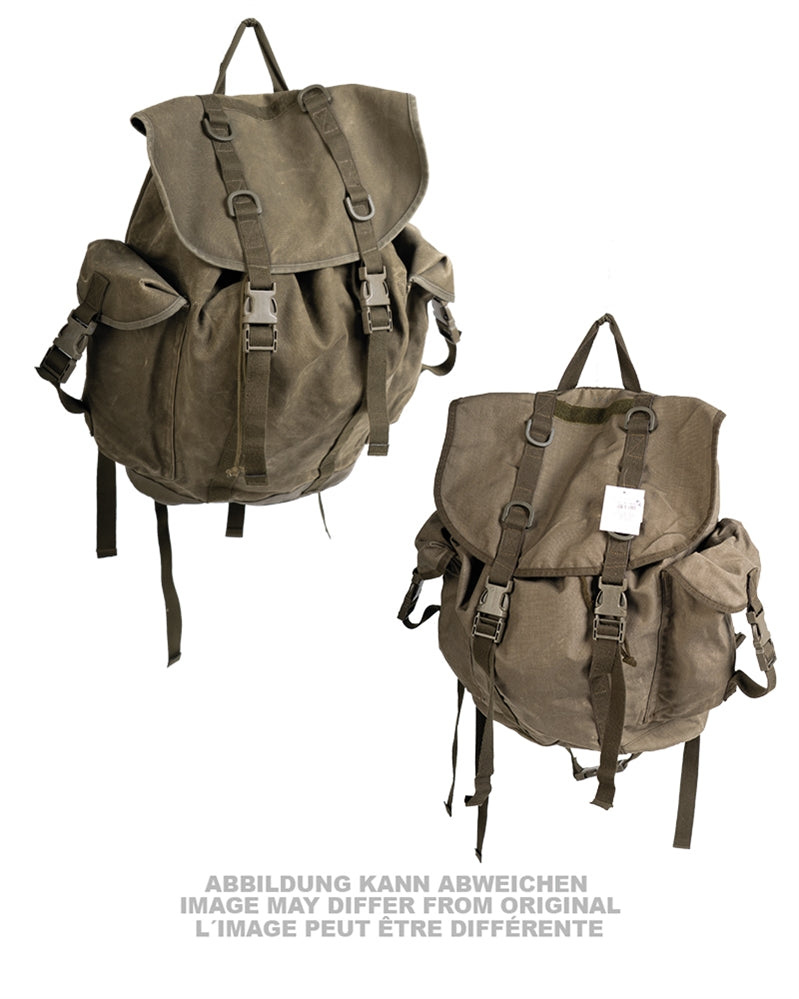 Sac à dos de montagne de la Bundeswehr en polyamide, surplus d'occasion, lot de 5