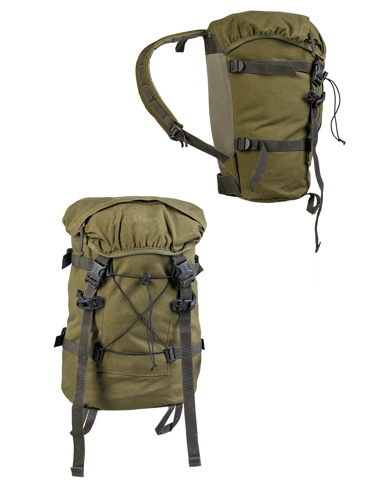 Sac à dos d'un jour de la Bundeswehr en polyamide, surplus d'occasion, lot de 2