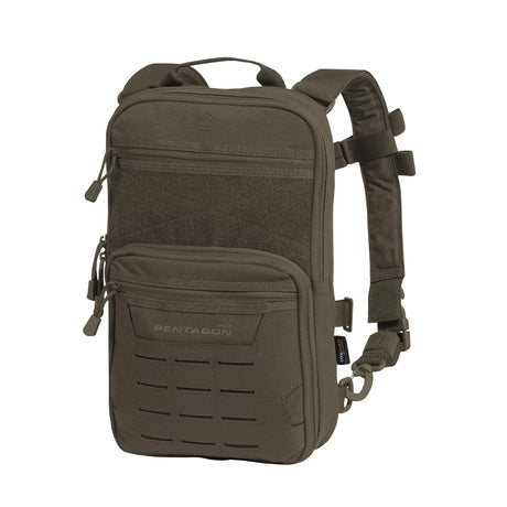 Sac à dos extensible Pentagon Quick 5 à 17 L en Cordura 500D avec poche hydratation 2 L