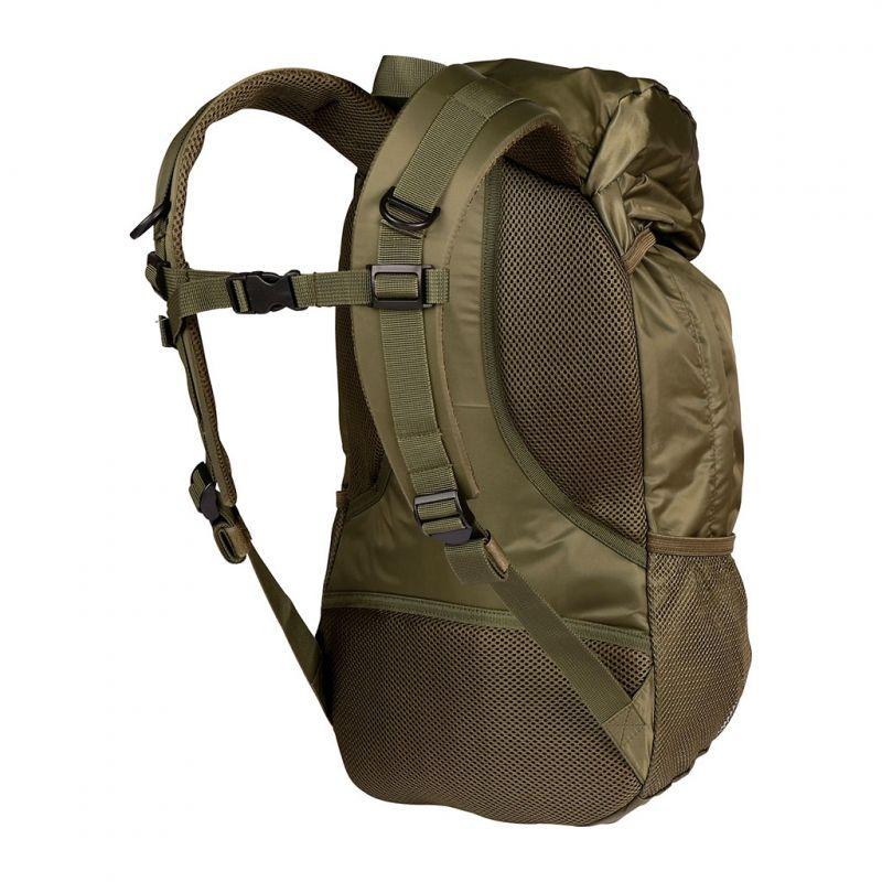 Sac à dos parachute Ares 35 L toile nylon rabat supérieur et bretelles de portage confort