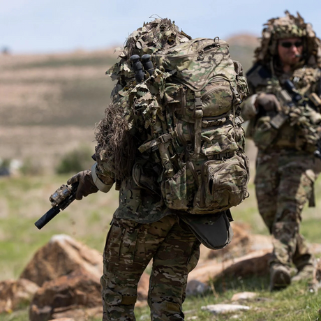 Sac à dos tactique Eberlestock Operator G4 98 L avec fourreau intégré, cadre Intex-II et coiffe amovible