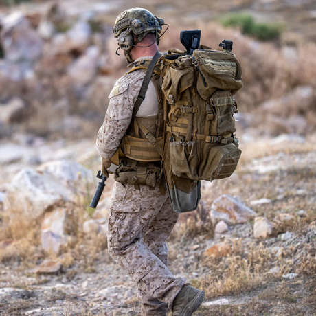 Sac à dos tactique Eberlestock Operator G4 98 L avec fourreau intégré, cadre Intex-II et coiffe amovible