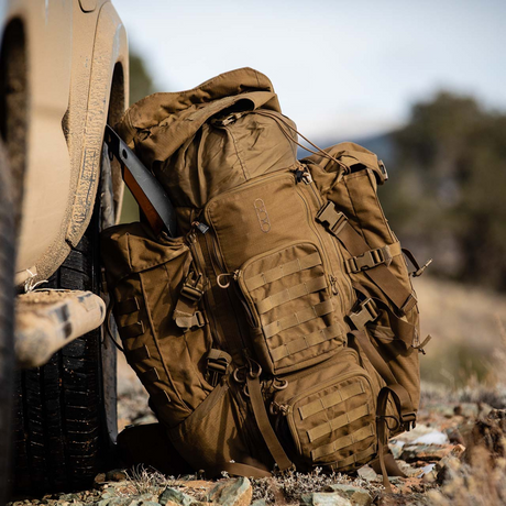 Sac à dos tactique Eberlestock Operator G4 98 L avec fourreau intégré, cadre Intex-II et coiffe amovible