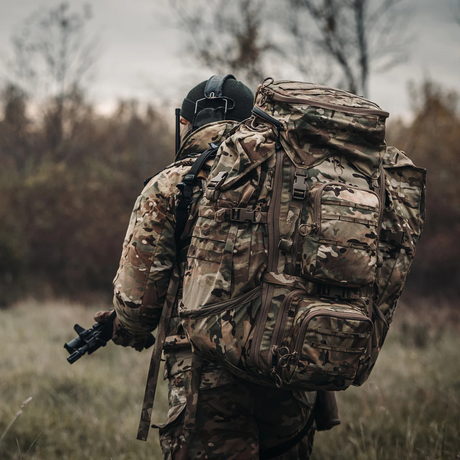 Sac à dos tactique Eberlestock Operator G4 98 L avec fourreau intégré, cadre Intex-II et coiffe amovible