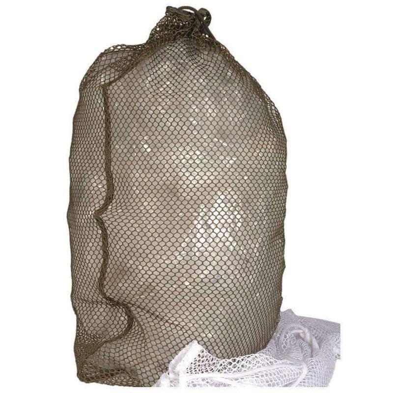 Sac à linge Mil-Tec en filet polyester 50 × 75 cm avec cordon de fermeture