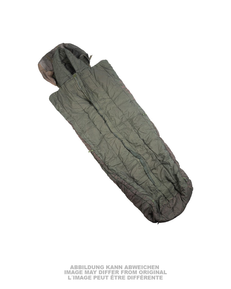 Sac de couchage sarcophage de l'armée grecque de 180 à 200 cm, occasion, lot de 2