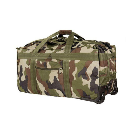 Sac de voyage Ares à roulettes 120L, compartiment central à ouverture totale, bretelles sac à dos