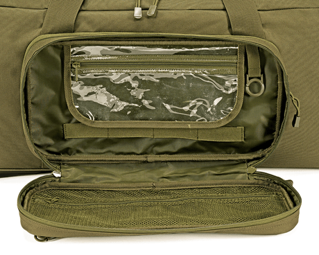 Sac de voyage Brandit US Cooper Trolley 140 L polyester 600D trois roulettes MOLLE